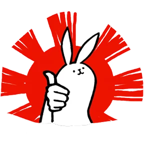Стикер 80 из набора Rabbit
