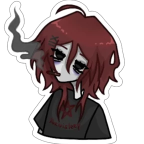 Стикер 6 из набора regret by tipemoki