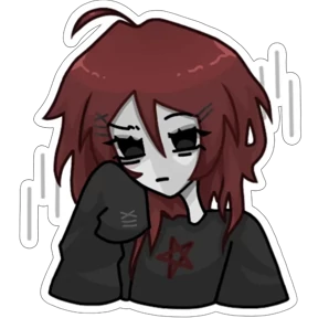 Стикер 3 из набора regret by tipemoki