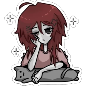 Стикер 4 из набора regret by tipemoki