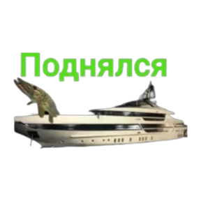 Стикер из набора Щука