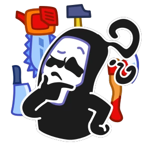 Стикер 7 из набора Scream