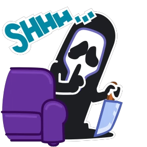 Стикер 12 из набора Scream