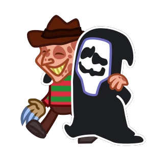 Стикер 14 из набора Scream