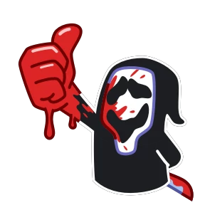 Стикер 17 из набора Scream