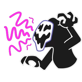 Стикер 24 из набора Scream