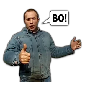 Стикер 89 из набора Сергей Дружко