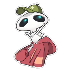 Стикер 1 из набора Skeleton
