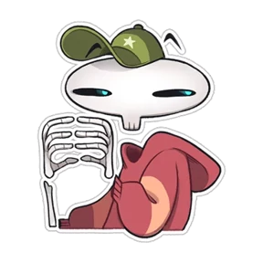 Стикер 2 из набора Skeleton