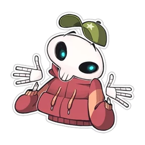 Стикер 5 из набора Skeleton