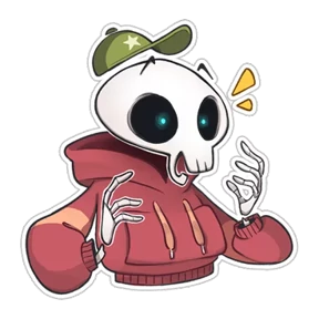 Стикер 8 из набора Skeleton