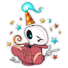 Стикер 9 из набора Skeleton