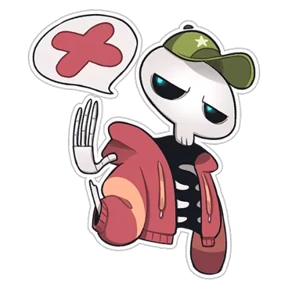 Стикер 10 из набора Skeleton