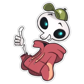 Стикер 11 из набора Skeleton