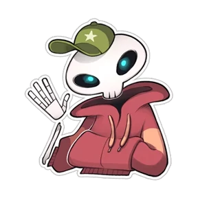 Стикер 14 из набора Skeleton