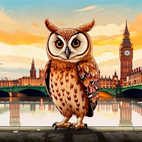 Стикер 6 из набора Smart Owl