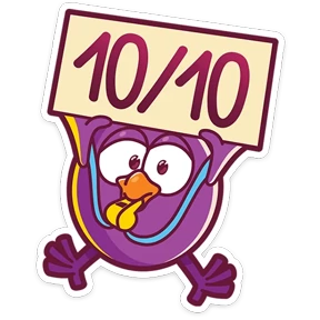 Стикер 10 из набора Смешарики