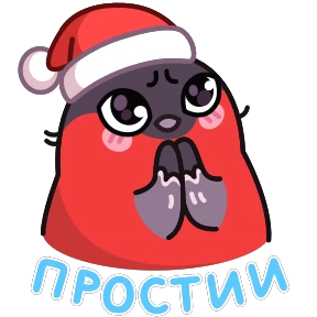 Стикер 27 из набора Снегирь