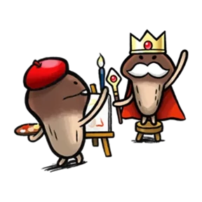 Стикер 9 из набора Stuffed mushroom