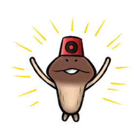Стикер 1 из набора Stuffed mushroom