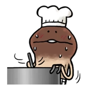 Стикер 24 из набора Stuffed mushroom