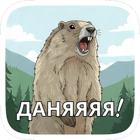 Стикер из набора Суслик