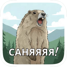 Стикер из набора Суслик