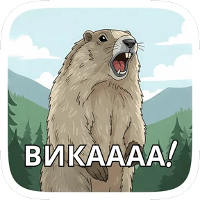 Стикер 6 из набора Суслик