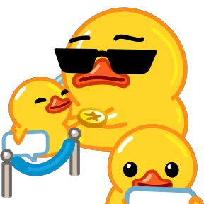 Обложка набора Telegram Duck