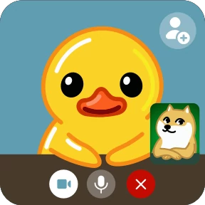 Стикер из набора Telegram Duck