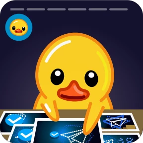 Стикер из набора Telegram Duck