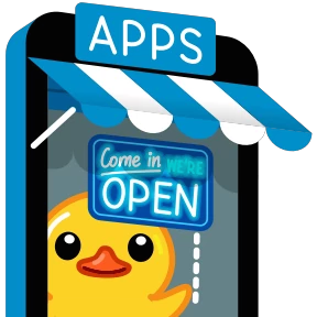 Стикер 7 из набора Telegram Duck