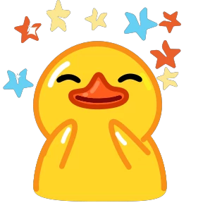 Стикер 11 из набора Telegram Duck