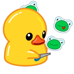 Стикер 12 из набора Telegram Duck