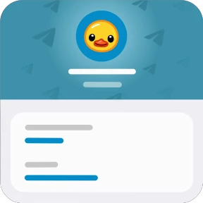 Стикер 5 из набора Telegram Duck