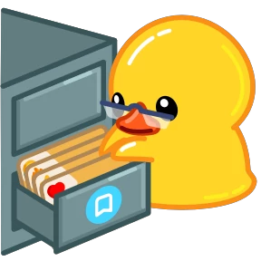 Стикер 23 из набора Telegram Duck