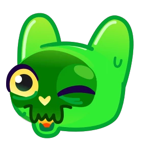 Стикер 19 из набора Toxic cat