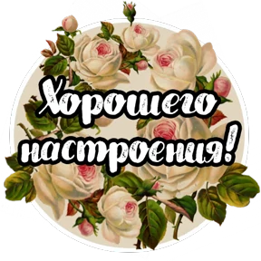 Стикер 4 из набора Цветы и пожелания