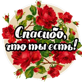 Стикер 7 из набора Цветы и пожелания