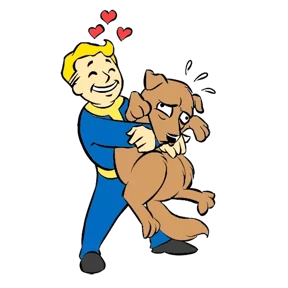 Стикер из набора Vault Boy