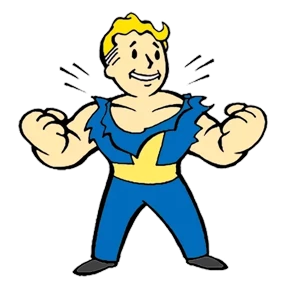 Стикер 13 из набора Vault Boy