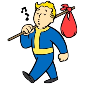 Стикер 16 из набора Vault Boy