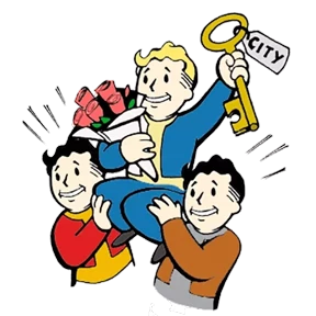 Стикер 20 из набора Vault Boy