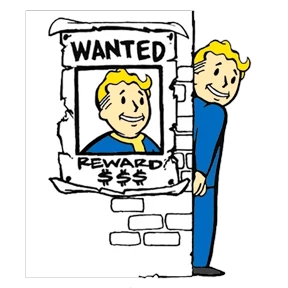 Стикер 21 из набора Vault Boy