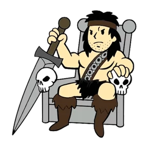 Стикер 22 из набора Vault Boy