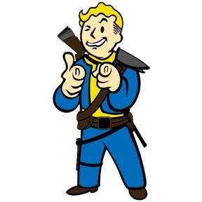 Стикер 23 из набора Vault Boy