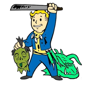Стикер 24 из набора Vault Boy