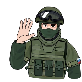 Стикер 1 из набора Вежливые люди