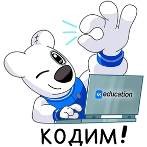 Стикер из набора VK Education