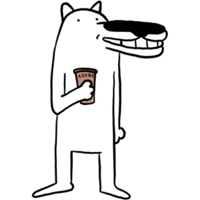 Стикер 15 из набора White dog